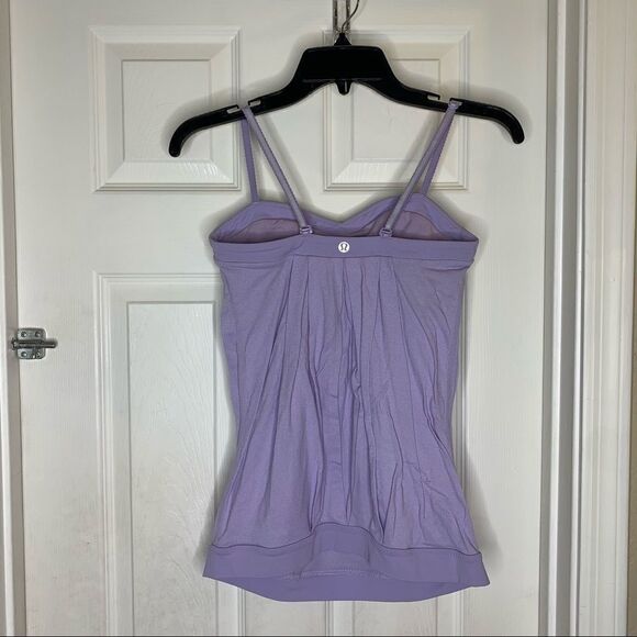 LULULEMON Lavender Pure Focus Tank Yoga Top Size 4 - Picture 6 of 11